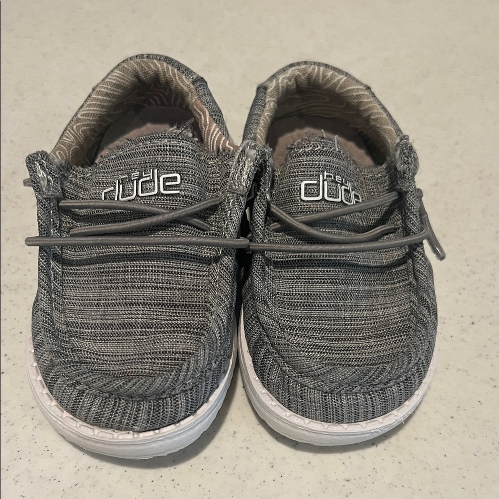 Hey Dude Kids Charcoal Moccasins